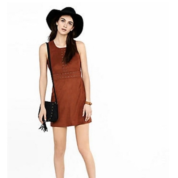 EXPRESS | SUADE MINI DRESS - Picture 2 of 8